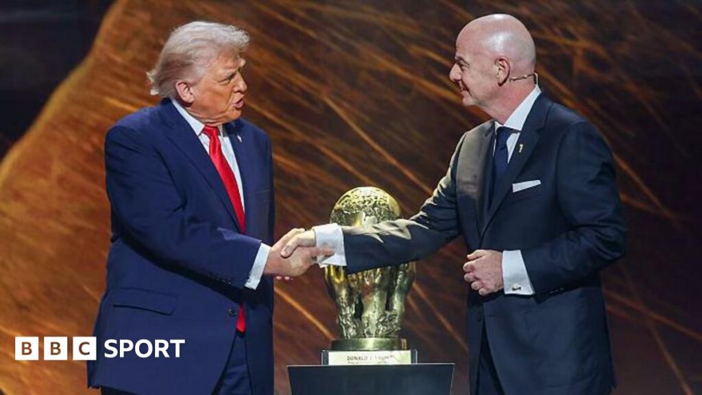 Gianni Infantino: Fifa president accused of breaking rules after giving Donald Trump peace prize