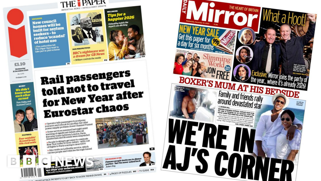 ‘Eurostar chaos’ and Anthony Joshua’s ‘mum at his bedside’