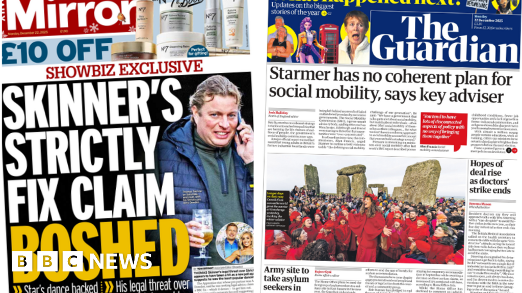 ‘No coherent plan for social mobility’ and Strictly fix claim ‘boshed’