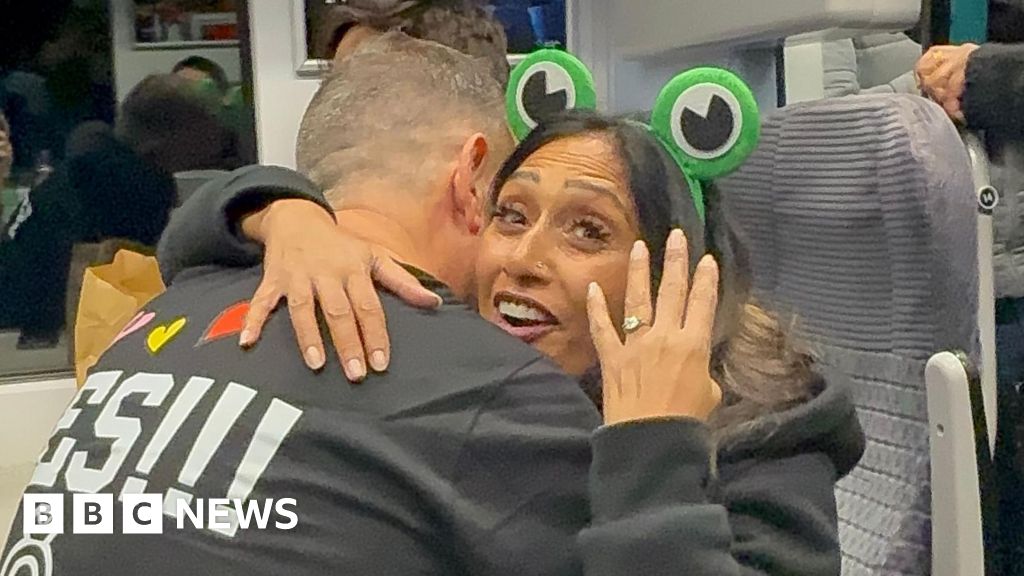 Brief encounter on Milton Keynes train leads to marriage proposal