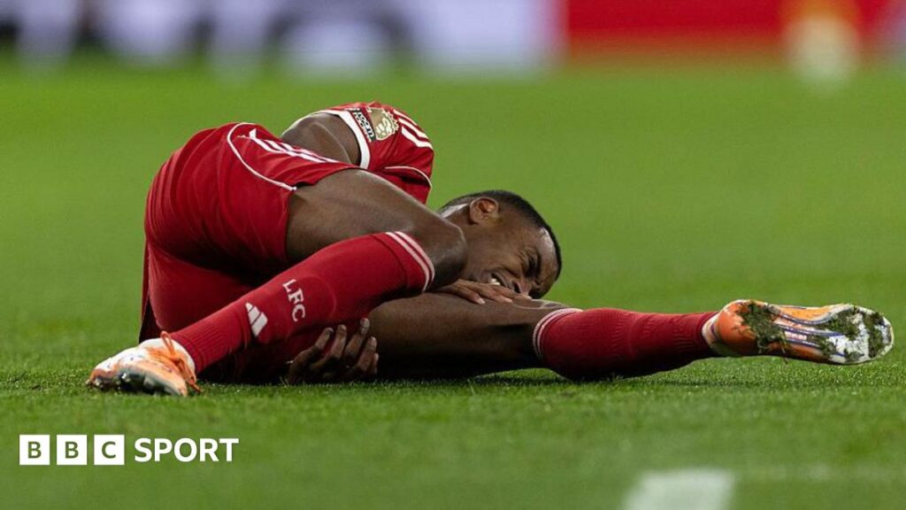 Alexander Isak: Liverpool fear ‘significant’ lower leg injury for striker
