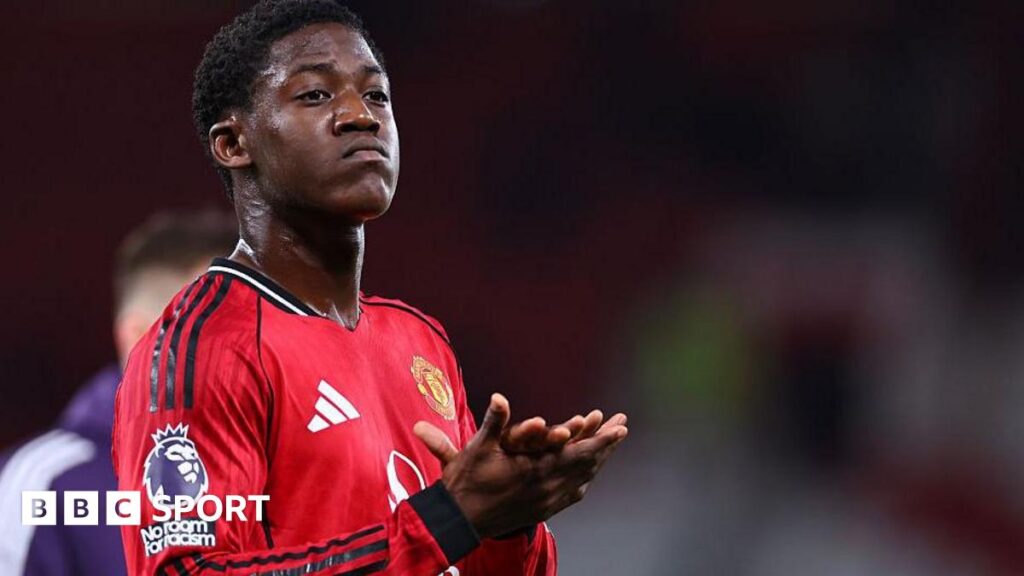 Man Utd midfielder’s half-brother wears ‘Free Kobbie Mainoo’ t-shirt Man Utd midfielder’s half-brother wears ‘Free Kobbie Mainoo’ t-shirt