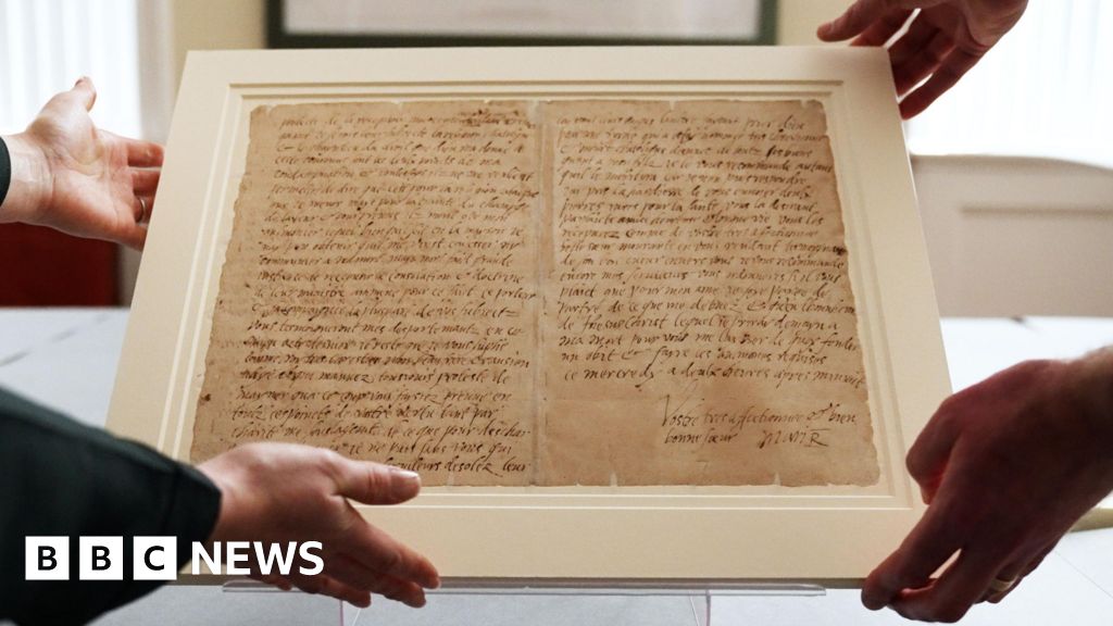 Rare public display for Mary Queen of Scots’ final letter