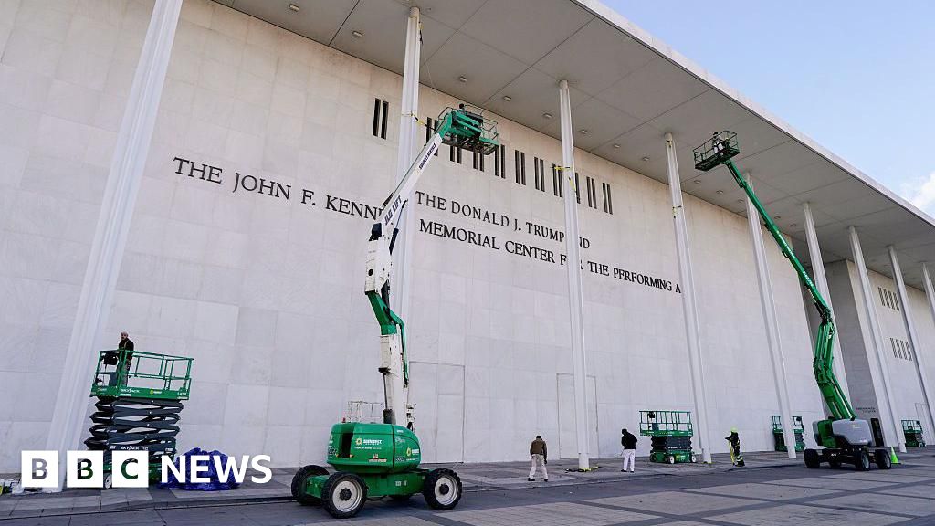 Lawmaker sues to remove Trump’s name from Kennedy Center Lawmaker sues to remove Trump’s name from Kennedy Center