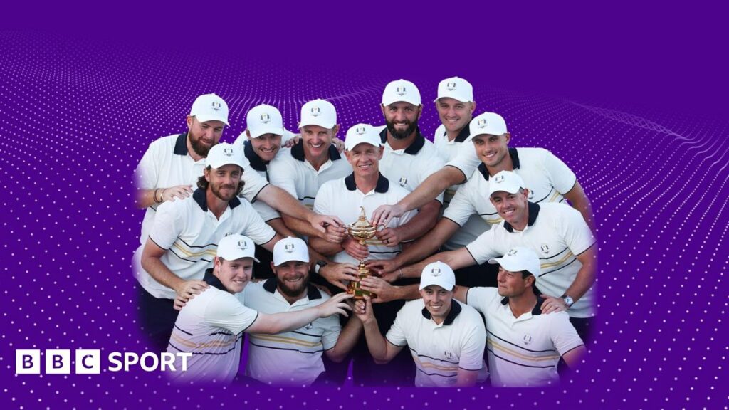 Team Europe win BBC Sports Personality Team of the Year 2025 after Ryder Cup victory