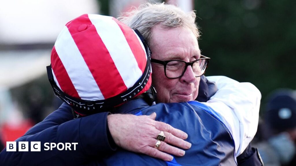 King George VI Chase: Harry Redknapp’s The Jukebox Man wins photo-finish at Kempton Park