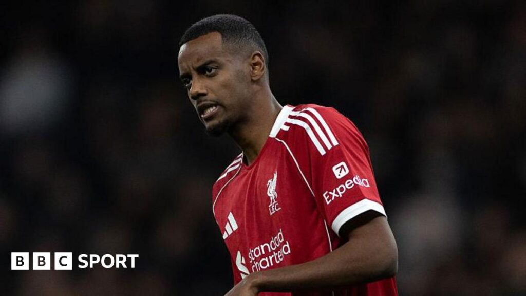 Alexander Isak: Liverpool striker has broken leg, scans confirm