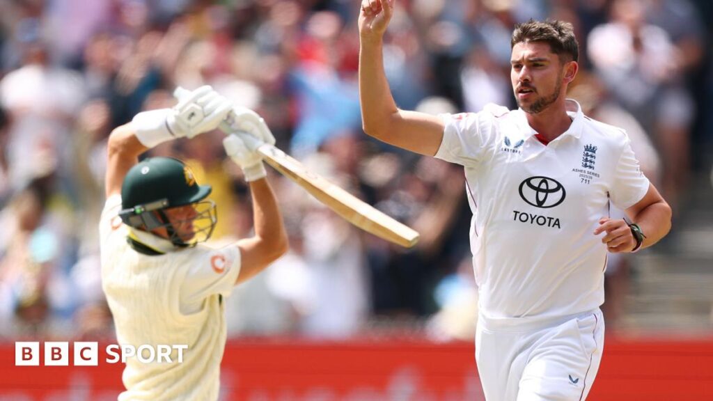 Ashes 2025-26: England’s bowlers get their lengths right as Josh Tongue takes 5-50 during Australia collapse