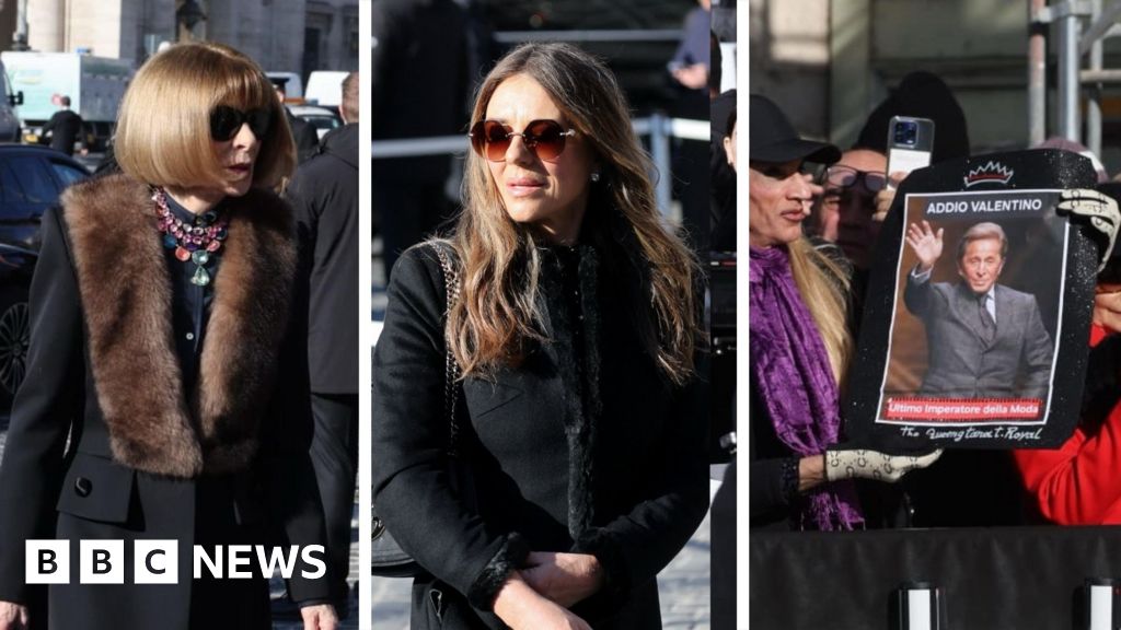Anna Wintour and Liz Hurley among mourners at fashion designer’s funeral Anna Wintour and Liz Hurley among mourners at fashion designer’s funeral