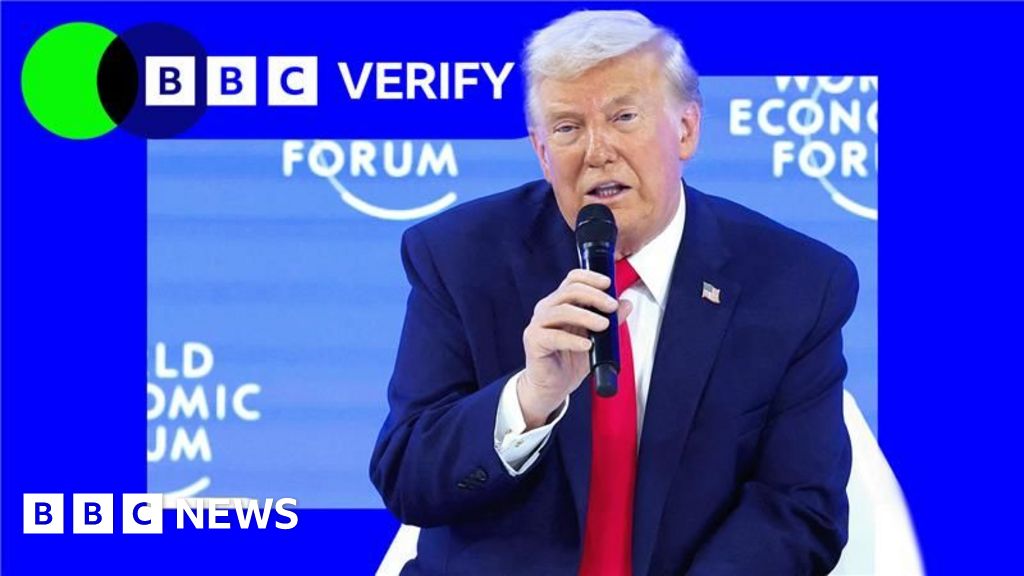 Fact-checking Donald Trump’s Davos speech
