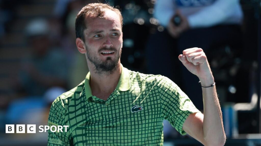 Australian Open 2026: Daniil Medvedev battles back from two sets down to beat Fabian Marozsan