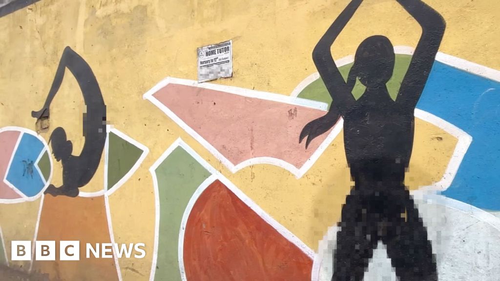 Walls whitewashed after female yoga murals defaced in Indian city
