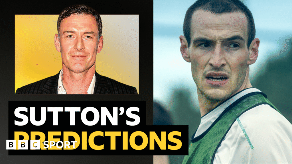 Premier League predictions: Chris Sutton v ‘Roy Keane’ – Saipan star Éanna Hardwicke – and AI