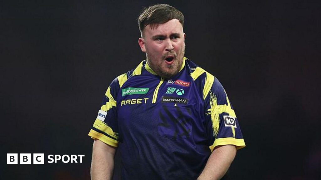 Saudi Arabia Darts Masters: Luke Littler wins inaugural event by beating Michael van Gerwen