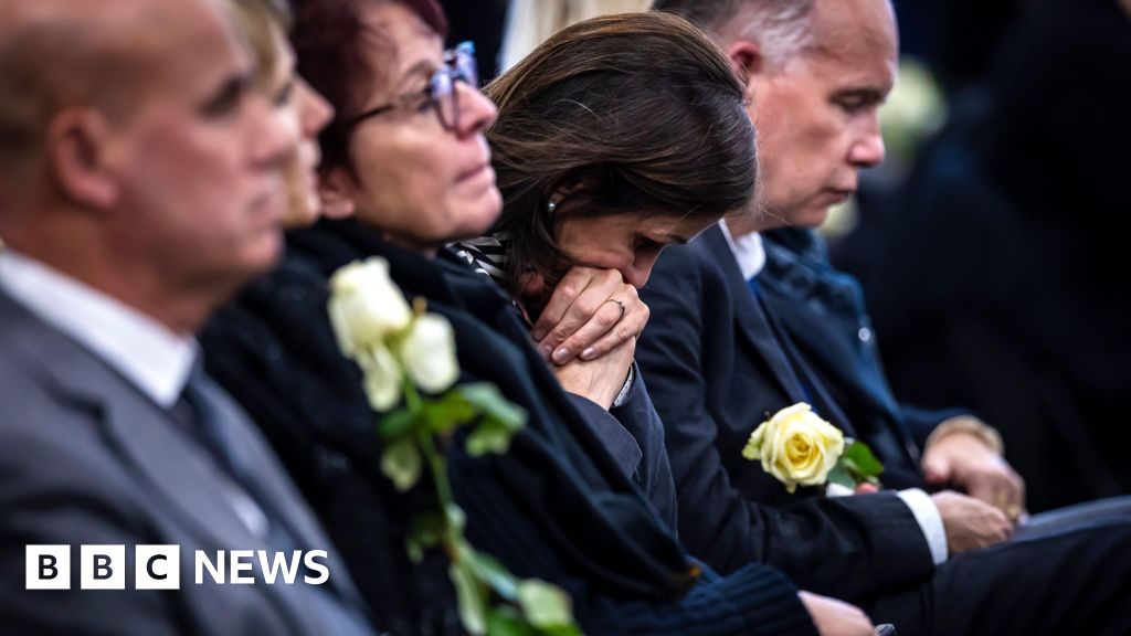 ‘It was apocalyptic’, woman tells Crans-Montana memorial service, as bar owner detained