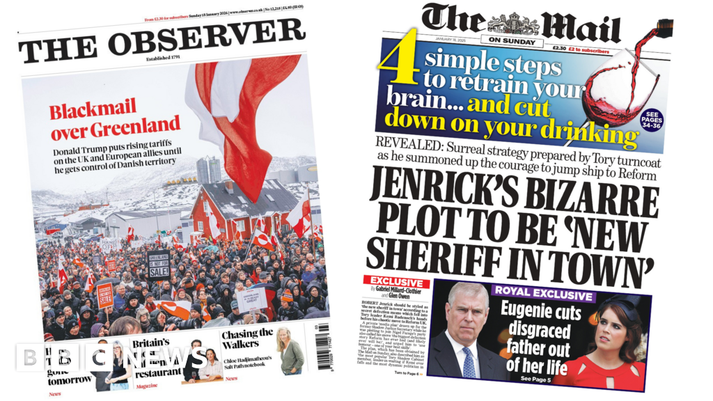 ‘Blackmail over Greenland’ and ‘Jenrick’s bizarre plot’
