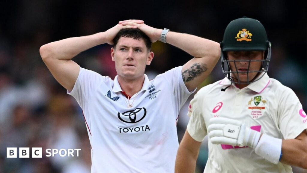 Ashes 2025-26: England produce another wretched bowling day against Australia in Sydney