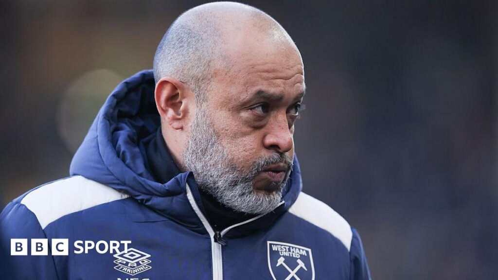 Nuno Espirito Santo: West Ham boss under growing pressure after defeat by bottom club Wolves