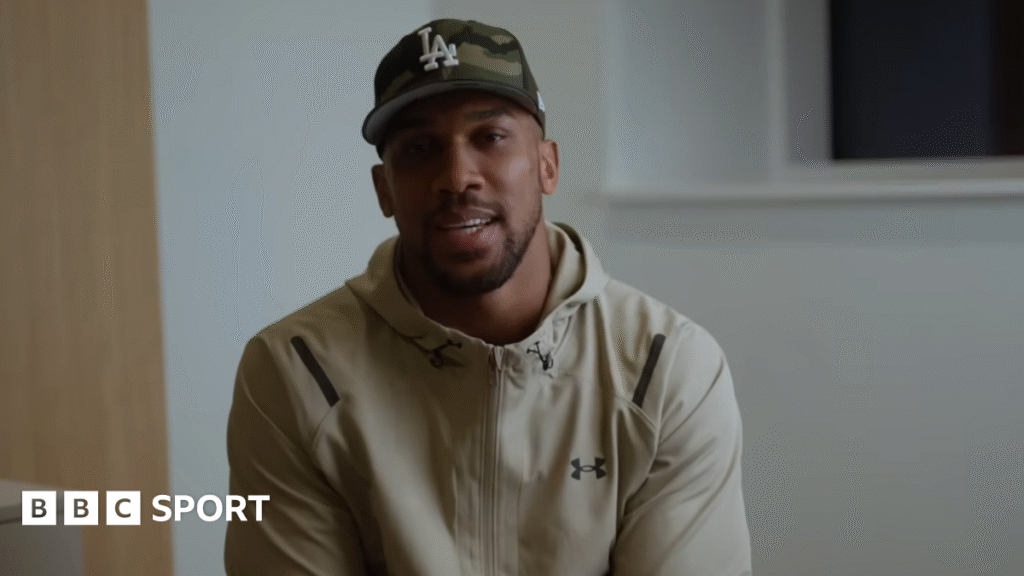 Anthony Joshua pays emotional tribute in new YouTube video Anthony Joshua pays emotional tribute in new YouTube video