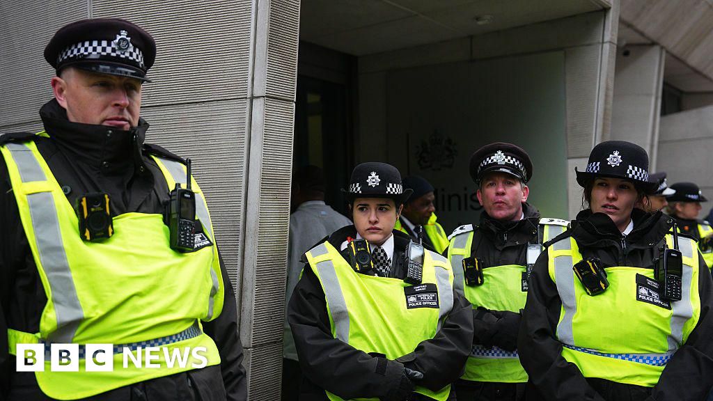 Three charged over alleged intifada chants at pro-Palestinian protest