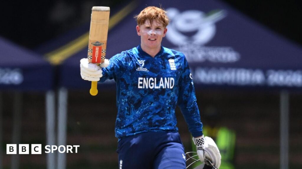Under-19 Cricket World Cup: Thomas Rew century helps England reach final with 27-run over Australia Under-19 Cricket World Cup: Thomas Rew century helps England reach final with 27-run over Australia