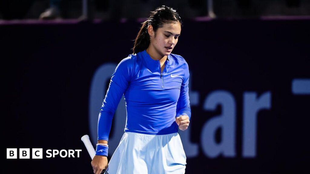 Qatar Open: Emma Raducanu retires in first round two days after Transylvania Open final defeat
