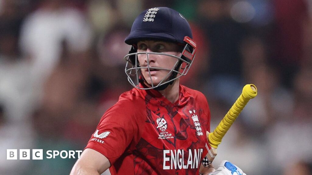T20 World Cup: England batters too ‘careful’ in defeat by West Indies, says Harry Brook