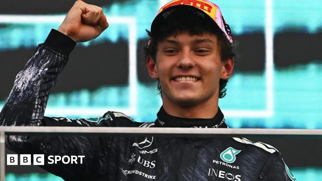 Japanese Grand Prix result: Kimi Antonelli wins from Oscar Piastri at Suzuka to become youngest championship leader