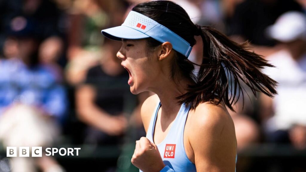 Emma Raducanu: British number one impresses in Indian Wells opener