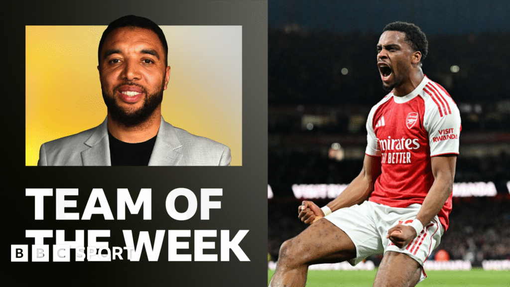 Troy Deeney’s Team of the Week: Pickford, Branthwaite, Saliba, Wilson, Fernandes, Ekitike Troy Deeney’s Team of the Week: Pickford, Branthwaite, Saliba, Wilson, Fernandes, Ekitike