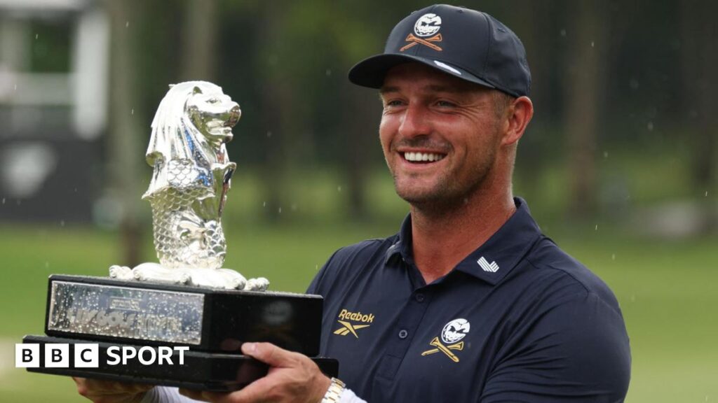 LIV Golf: Bryson DeChambeau wins in Singapore after ‘brutal’ play-off LIV Golf: Bryson DeChambeau wins in Singapore after ‘brutal’ play-off