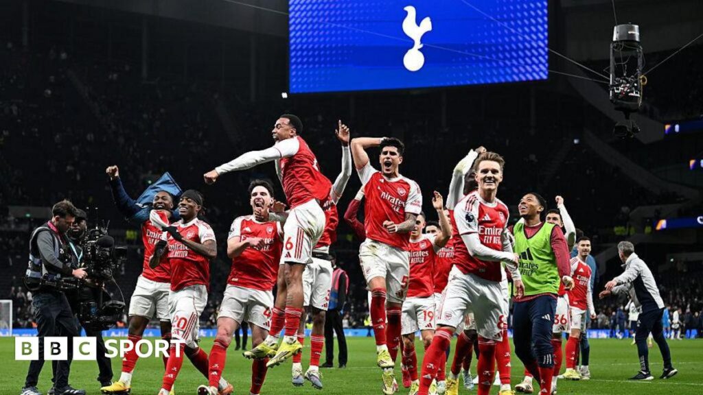 St Totteringham’s Day: Arsenal set to celebrate earlier than ever