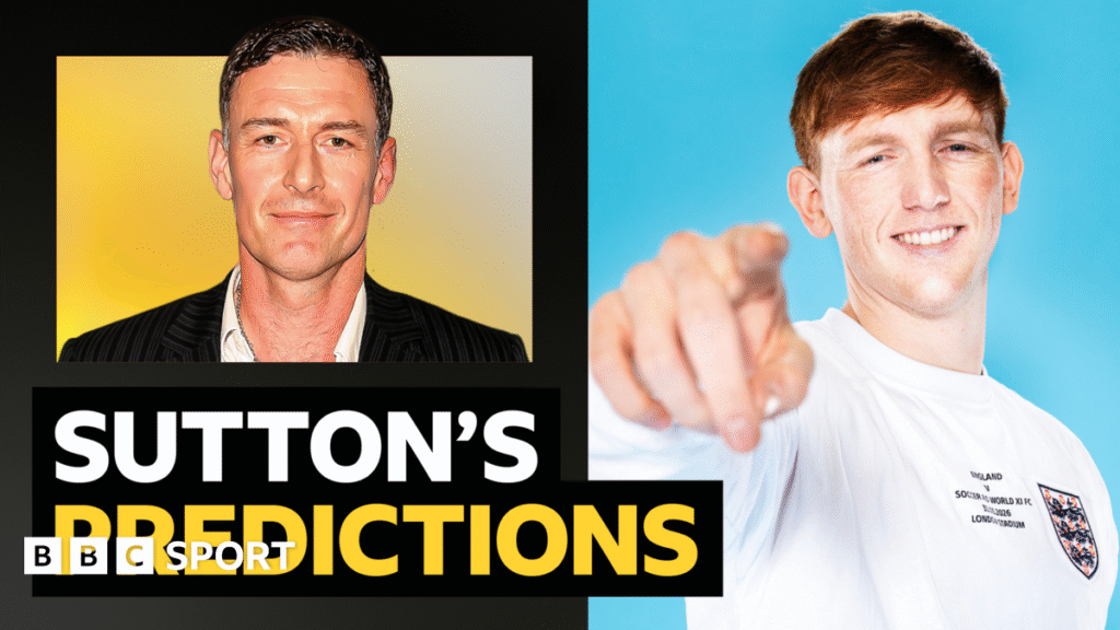 Premier League predictions: Chris Sutton v YouTuber Angry Ginge – and AI