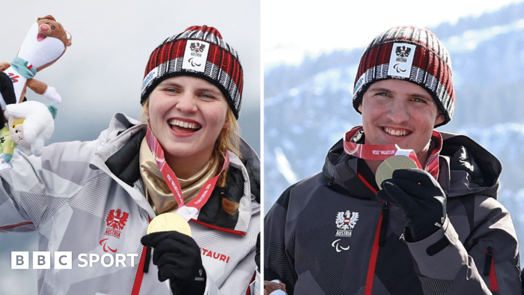 Winter Paralympics: Meet the musical Aigner siblings dominating the Milan-Cortina Games
