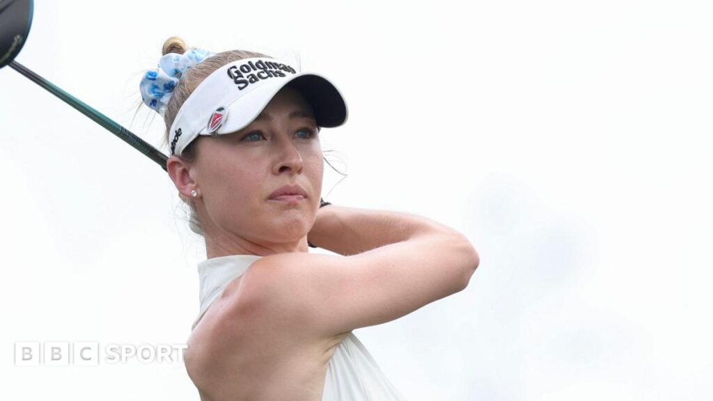 Chevron Championship: Nelly Korda takes lead as England’s Mimi Rhodes impresses