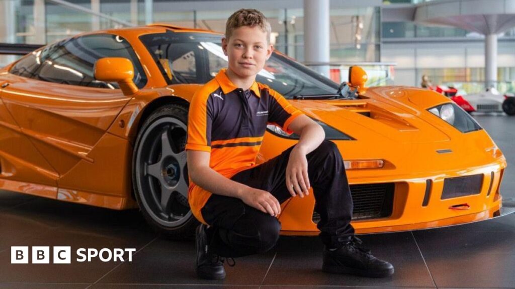McLaren sign 11-year-old Harry Williams as the latest member of their Driver Development Programme