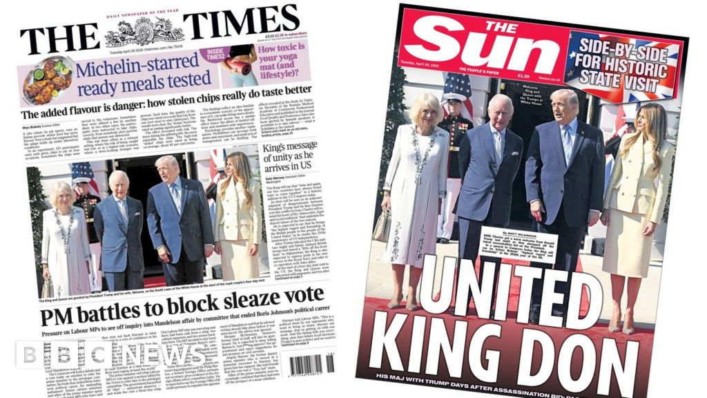 ‘United King Don’ and ‘PM battles to block sleaze vote’
