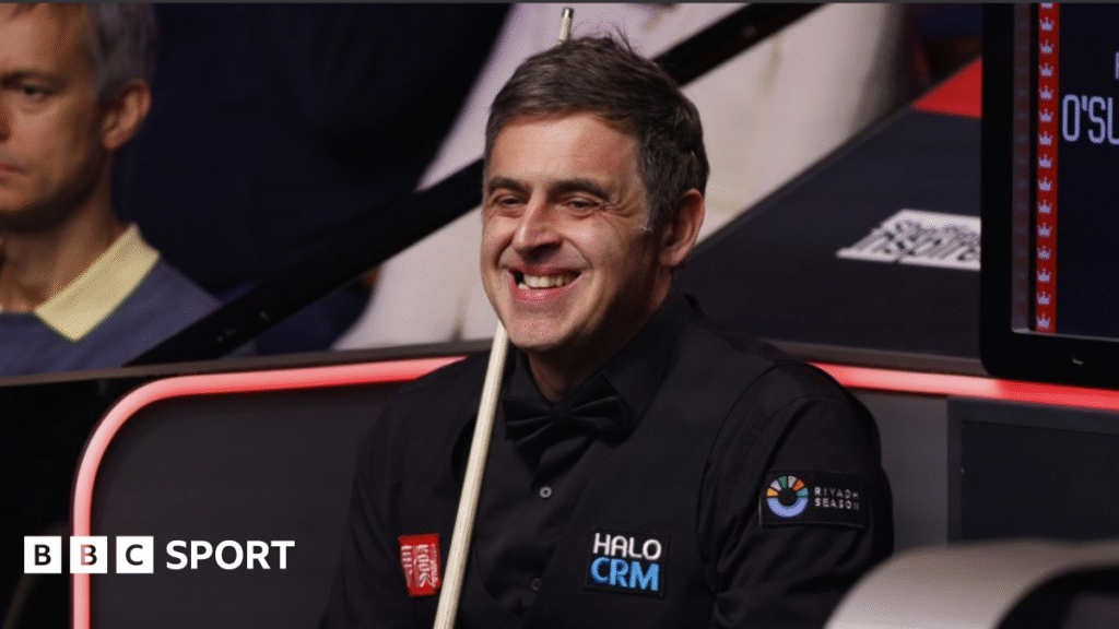 Ronnie O’Sullivan’s ‘rolling the dice’ cue gamble pays off at World Snooker Championship