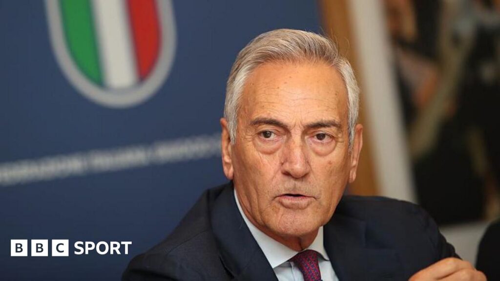 Italy 2026 World Cup: Gabriele Gravina resigns as head of the Italian Football Federation
