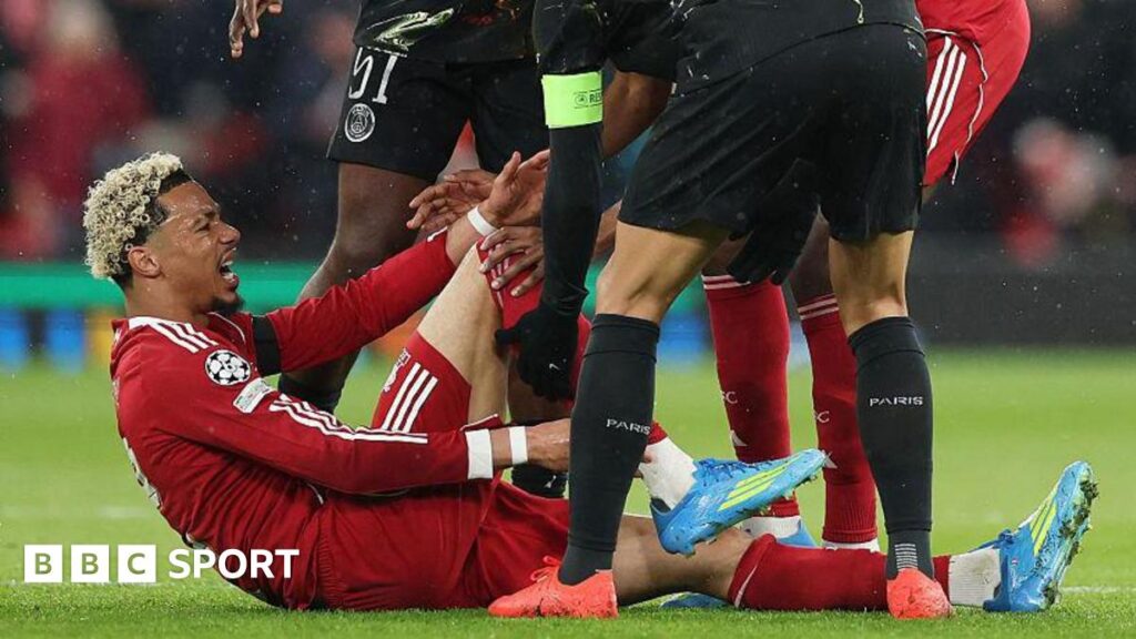 Hugo Ekitike: Liverpool striker’s injury ‘looks really bad’, says Arne Slot