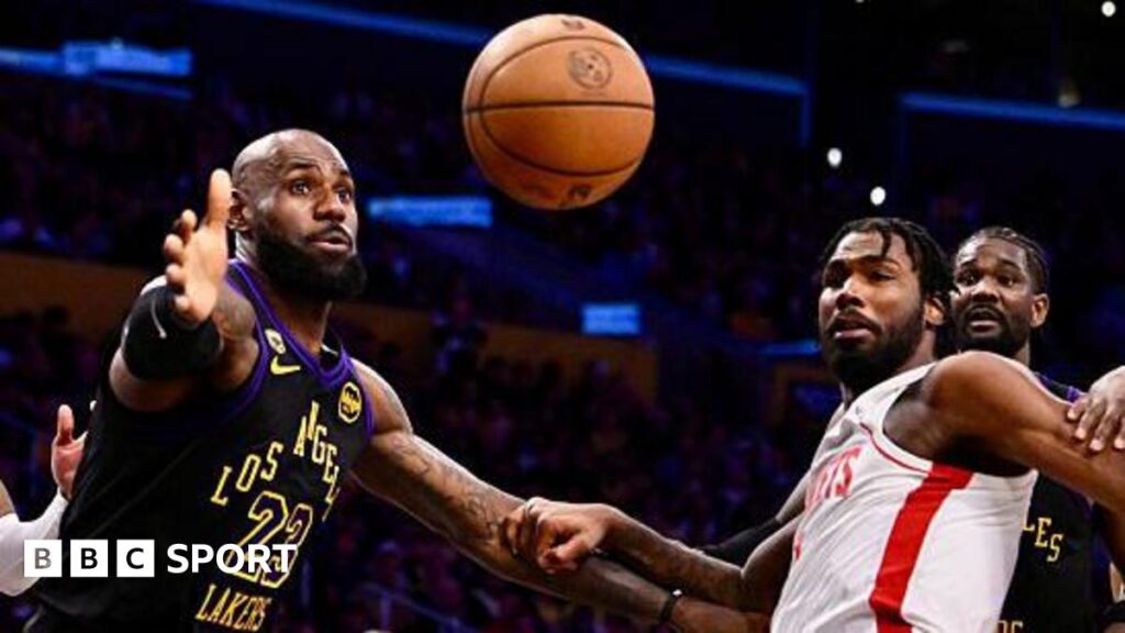NBA play-offs: LeBron James shines for Los Angeles Lakers while Victor Wembanyama concussed
