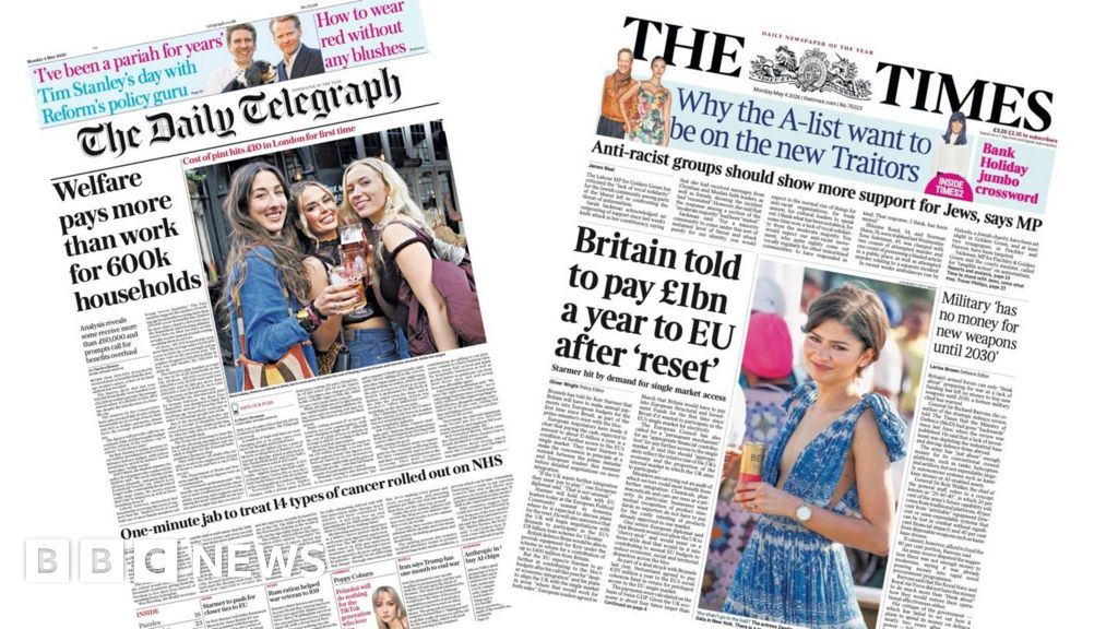 ‘No money for new weapons’ and ‘Cost of pint hits £10’